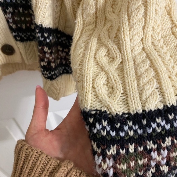 Zara Oversized Jacquard Cardigan - Picture 12 of 16